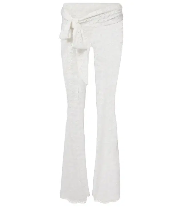Vecna sheer lace flared pants