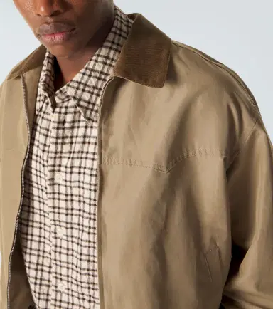 COMME des GARCONS HOMME Comme des Garçons Homme Corduroy-trimmed blouson jacket | Thumbnail 3 COMME des GARCONS HOMME Comme des Garçons Homme Corduroy-trimmed blouson jacket | Thumbnail 3