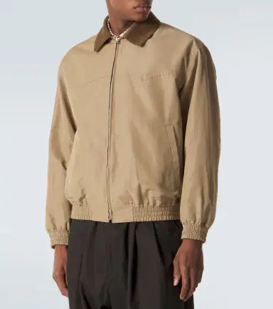 COMME des GARCONS HOMME Comme des Garçons Homme Corduroy-trimmed blouson jacket | Thumbnail 4 COMME des GARCONS HOMME Comme des Garçons Homme Corduroy-trimmed blouson jacket | Thumbnail 4