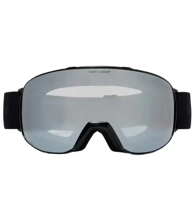 Logo ski goggles