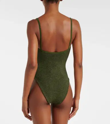 Hunza G Mia beaded cutout swimsuit | Thumbnail 2