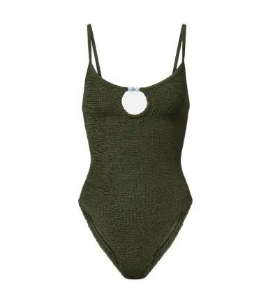 Hunza G Mia beaded cutout swimsuit | Thumbnail 1