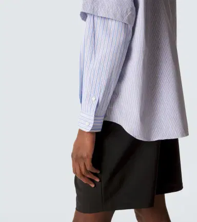 COMME des GARCONS HOMME Comme des Garçons Homme Layered striped cotton poplin shirt | Thumbnail 5 COMME des GARCONS HOMME Comme des Garçons Homme Layered striped cotton poplin shirt | Thumbnail 5