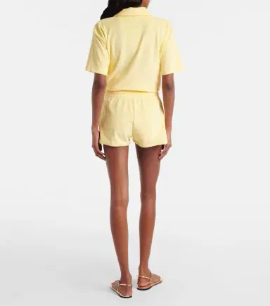 Hunza G Logo cotton terry shorts | Thumbnail 3