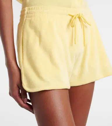 Hunza G Logo cotton terry shorts | Thumbnail 4