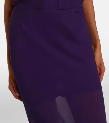 De La Vali Diosa georgette maxi skirt | Thumbnail 3