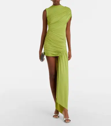 De La Vali Ravenna draped jersey minidress | Thumbnail 2