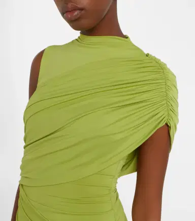 De La Vali Ravenna draped jersey minidress | Thumbnail 4