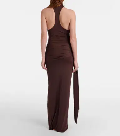 De La Vali Aidana draped jersey maxi dress | Thumbnail 2