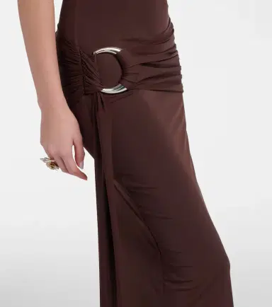 De La Vali Aidana draped jersey maxi dress | Thumbnail 3
