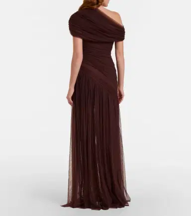 De La Vali Himala gathered tulle gown | Thumbnail 2