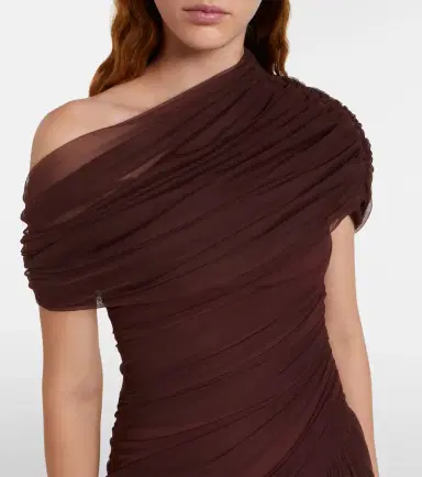 De La Vali Himala gathered tulle gown | Thumbnail 4