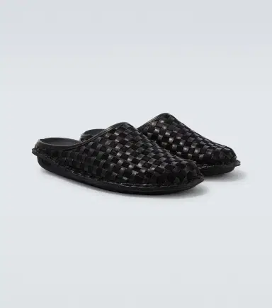 Comme des Garcons Homme Comme des Garçons Homme x VIBAe leather and suede mules | Thumbnail 3 Comme des Garcons Homme Comme des Garçons Homme x VIBAe leather and suede mules | Thumbnail 3
