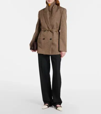 Tod's Leather-trimmed canvas slingback pumps | Thumbnail 6 Tod's Leather-trimmed canvas slingback pumps | Thumbnail 6