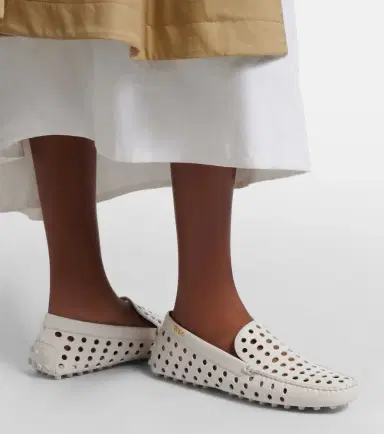Tod's Gommino perforated leather loafers | Thumbnail 6 Tod's Gommino perforated leather loafers | Thumbnail 6