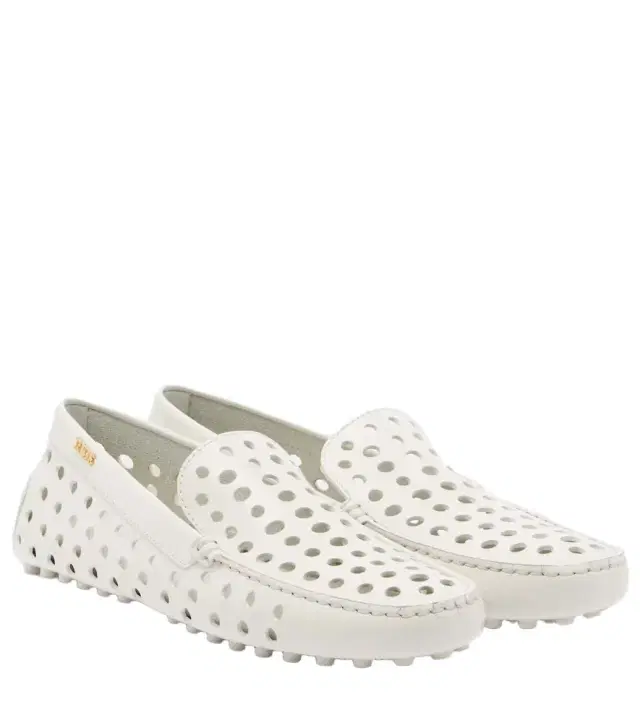 Tod's Gommino perforated leather loafers
