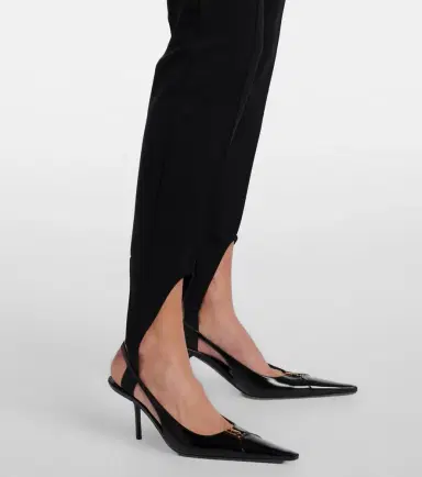 Saint Laurent Jersey stirrup leggings | Thumbnail 3