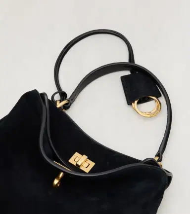 Balenciaga Rodeo Mini suede top-handle bag | Thumbnail 3 Balenciaga Rodeo Mini suede top-handle bag | Thumbnail 3