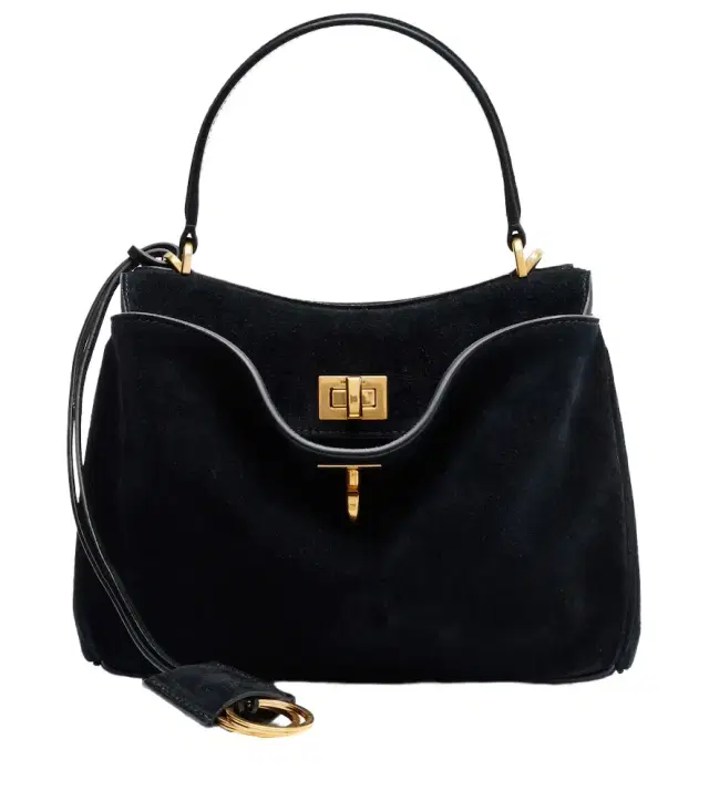 Balenciaga Rodeo Mini suede top-handle bag
