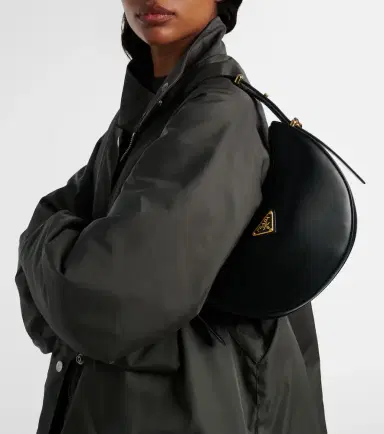 Prada Arqué Mini leather shoulder bag | Thumbnail 5