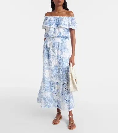 Melissa Odabash Larna printed cotton midi dress | Thumbnail 2 Melissa Odabash Larna printed cotton midi dress | Thumbnail 2