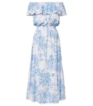 Melissa Odabash Larna printed cotton midi dress | Thumbnail 1 Melissa Odabash Larna printed cotton midi dress | Thumbnail 1