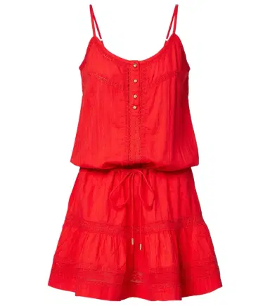 Melissa Odabash Kelly crochet-trimmed cotton minidress | Thumbnail 1 Melissa Odabash Kelly crochet-trimmed cotton minidress | Thumbnail 1