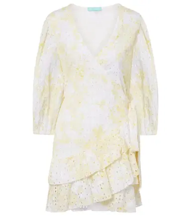 Melissa Odabash Tabitha broderie anglaise cotton wrap dress | Thumbnail 1