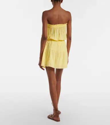 Melissa Odabash Colette embroidered cotton minidress | Thumbnail 3 Melissa Odabash Colette embroidered cotton minidress | Thumbnail 3