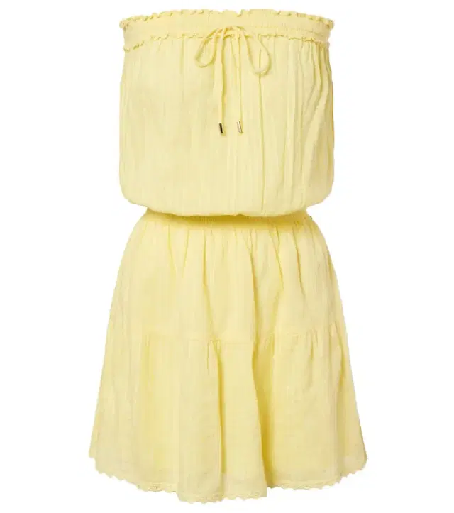 Melissa Odabash Colette embroidered cotton minidress