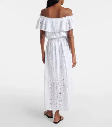 Melissa Odabash Larna broderie anglaise cotton midi dress | Thumbnail 2