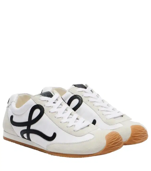 Loewe Ballet Runner 2.0 suede-trimmed sneakers