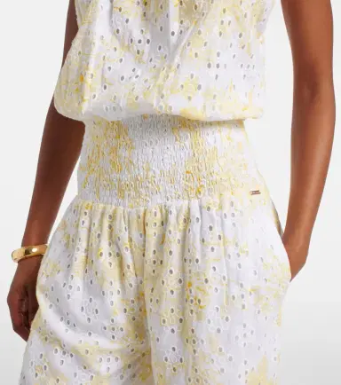 Melissa Odabash Naomi broderie anglaise cotton jumpsuit | Thumbnail 6 Melissa Odabash Naomi broderie anglaise cotton jumpsuit | Thumbnail 6