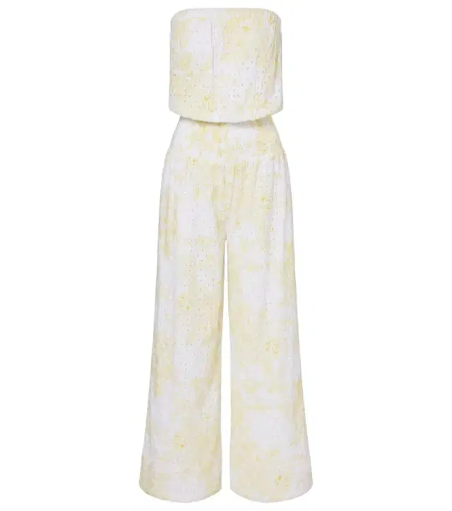 Melissa Odabash Naomi broderie anglaise cotton jumpsuit