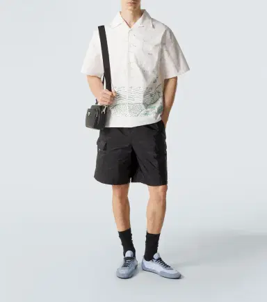 Prada Printed cotton bowling shirt | Thumbnail 3 Prada Printed cotton bowling shirt | Thumbnail 3