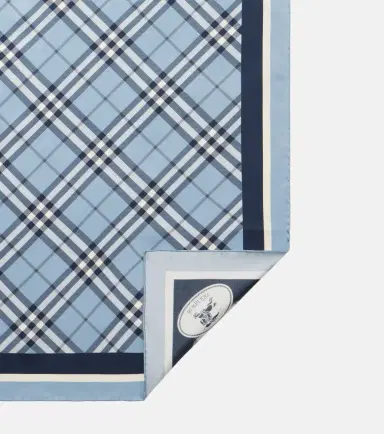 Burberry Check silk twill scarf | Thumbnail 2