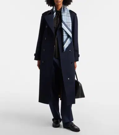 Burberry Check silk twill scarf | Thumbnail 6