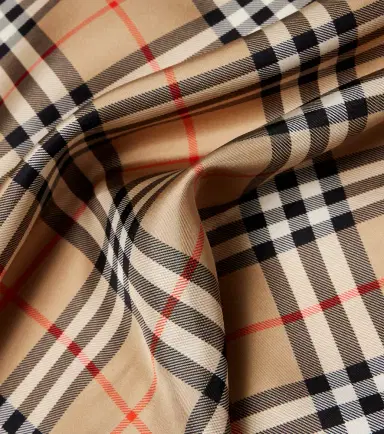 Burberry Check silk twill scarf | Thumbnail 3