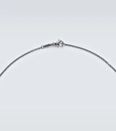 Ileana Makri Evil Eye sterling silver pendant necklace with diamonds | Thumbnail 3