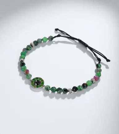 Ileana Makri Orbit 9kt white gold and sterling silver with gemstones | Thumbnail 3 Ileana Makri Orbit 9kt white gold and sterling silver with gemstones | Thumbnail 3