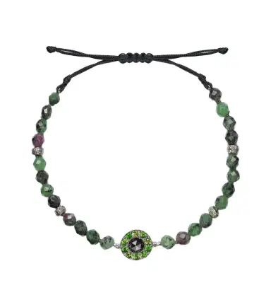 Ileana Makri Orbit 9kt white gold and sterling silver with gemstones | Thumbnail 1 Ileana Makri Orbit 9kt white gold and sterling silver with gemstones | Thumbnail 1