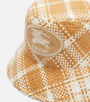 Burberry Raffia-effect bucket hat | Thumbnail 2