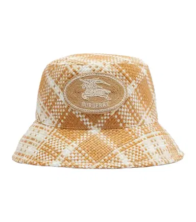 Burberry Raffia-effect bucket hat | Thumbnail 1