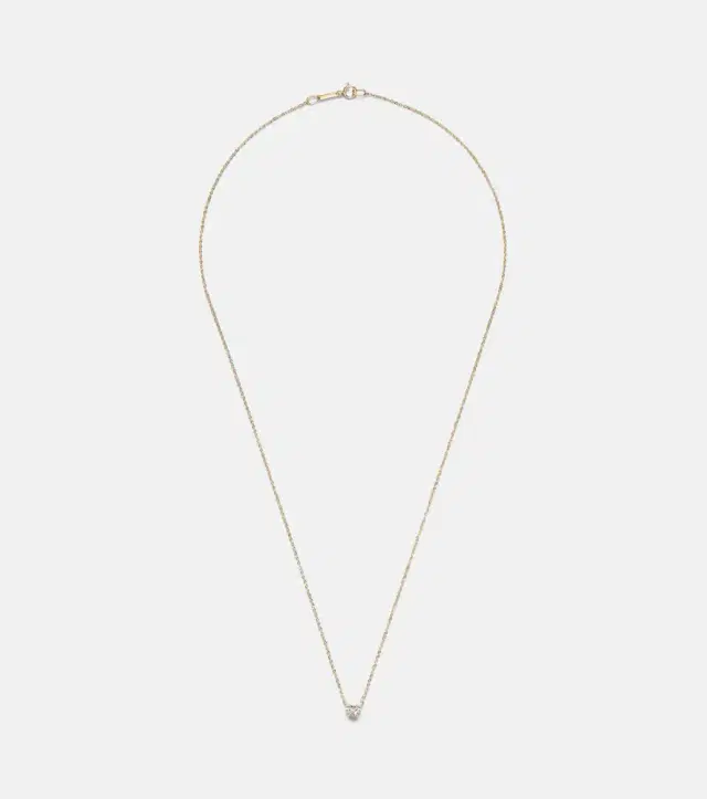 Anita Ko 18kt gold necklace with diamonds