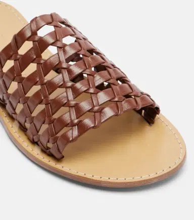 Souliers Martinez Estrella woven leather sandals | Thumbnail 2