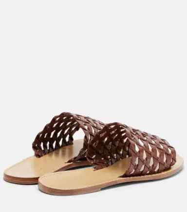 Souliers Martinez Estrella woven leather sandals | Thumbnail 3