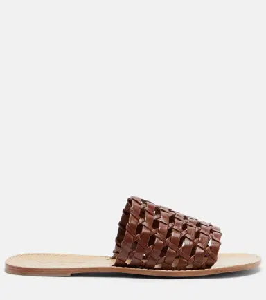 Souliers Martinez Estrella woven leather sandals | Thumbnail 4