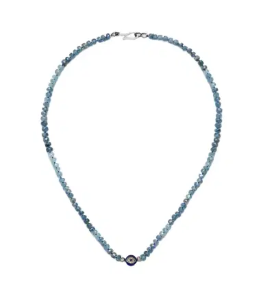 Ileana Makri Sterling silver beaded necklace with gemstones | Thumbnail 1 Ileana Makri Sterling silver beaded necklace with gemstones | Thumbnail 1