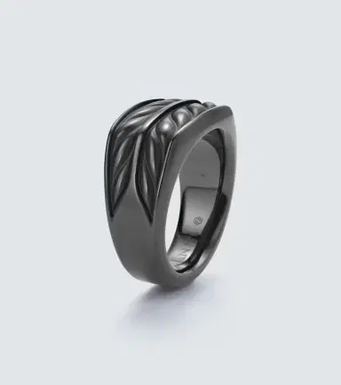 David Yurman Chevron titanium ring | Thumbnail 4