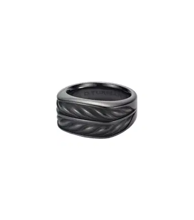 David Yurman Chevron titanium ring | Thumbnail 1